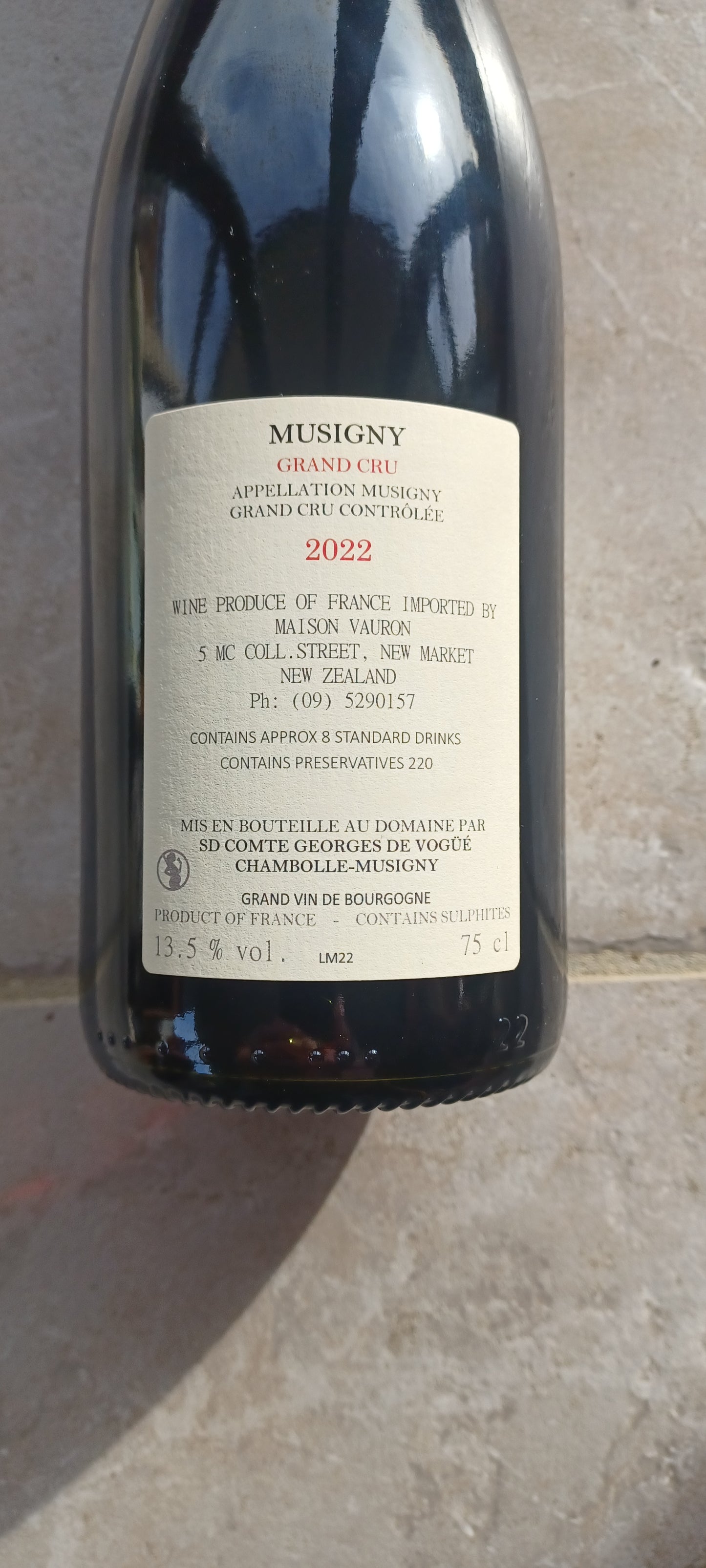 Domaine Comte Georges de Vogue Musigny Grand Cru 2022