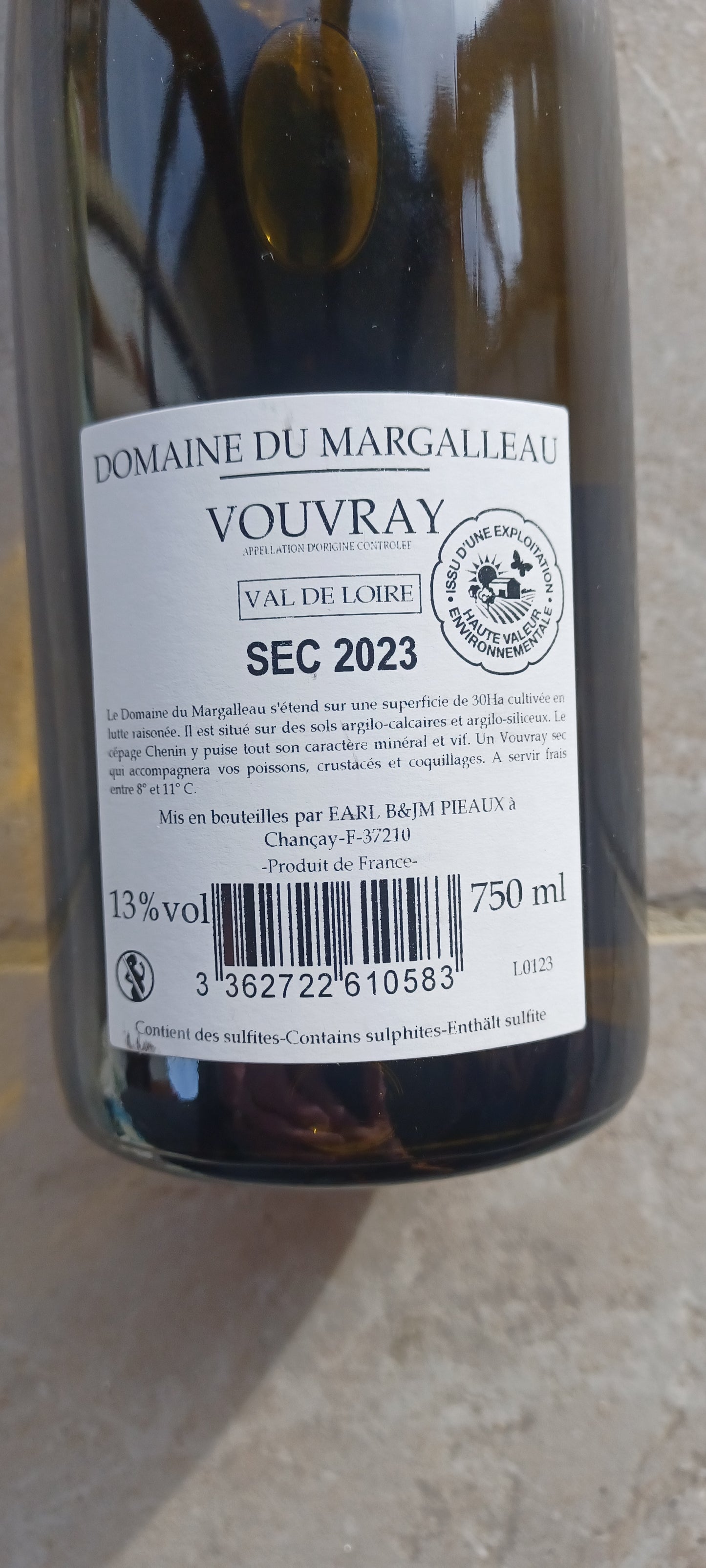 Domaine Margalleau Vouvray Sec 2023