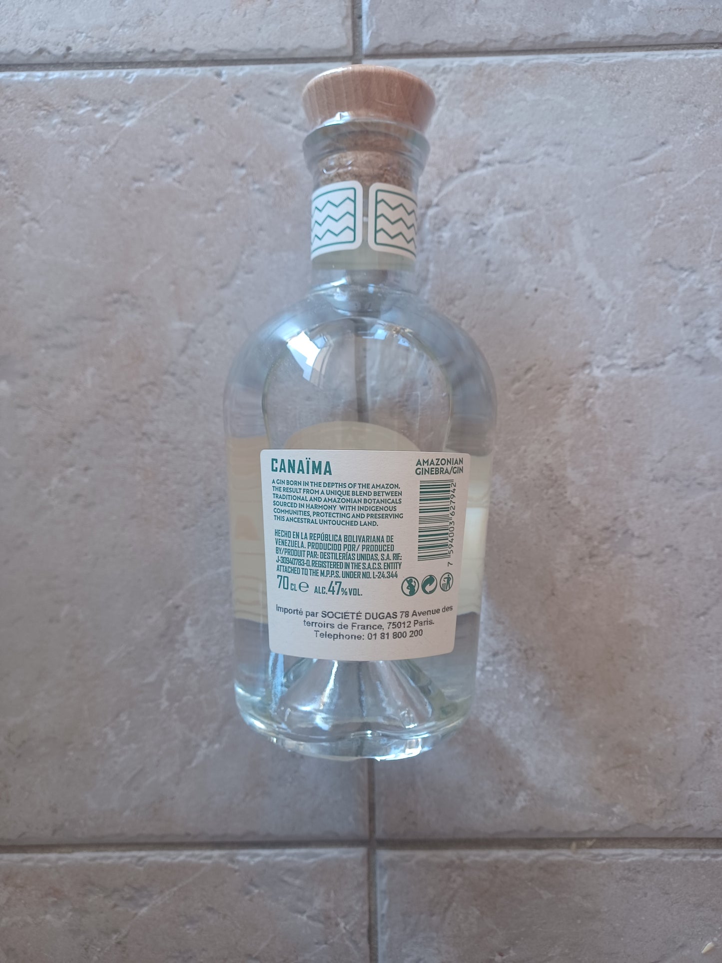 Canaima Gin 47% ABV