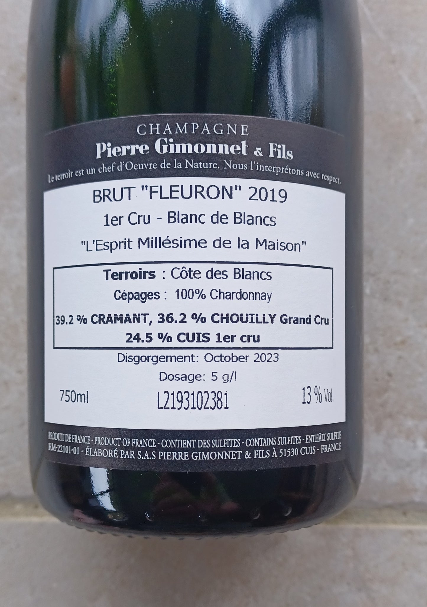 Gimonnet Premier Cru Fleuron 2019