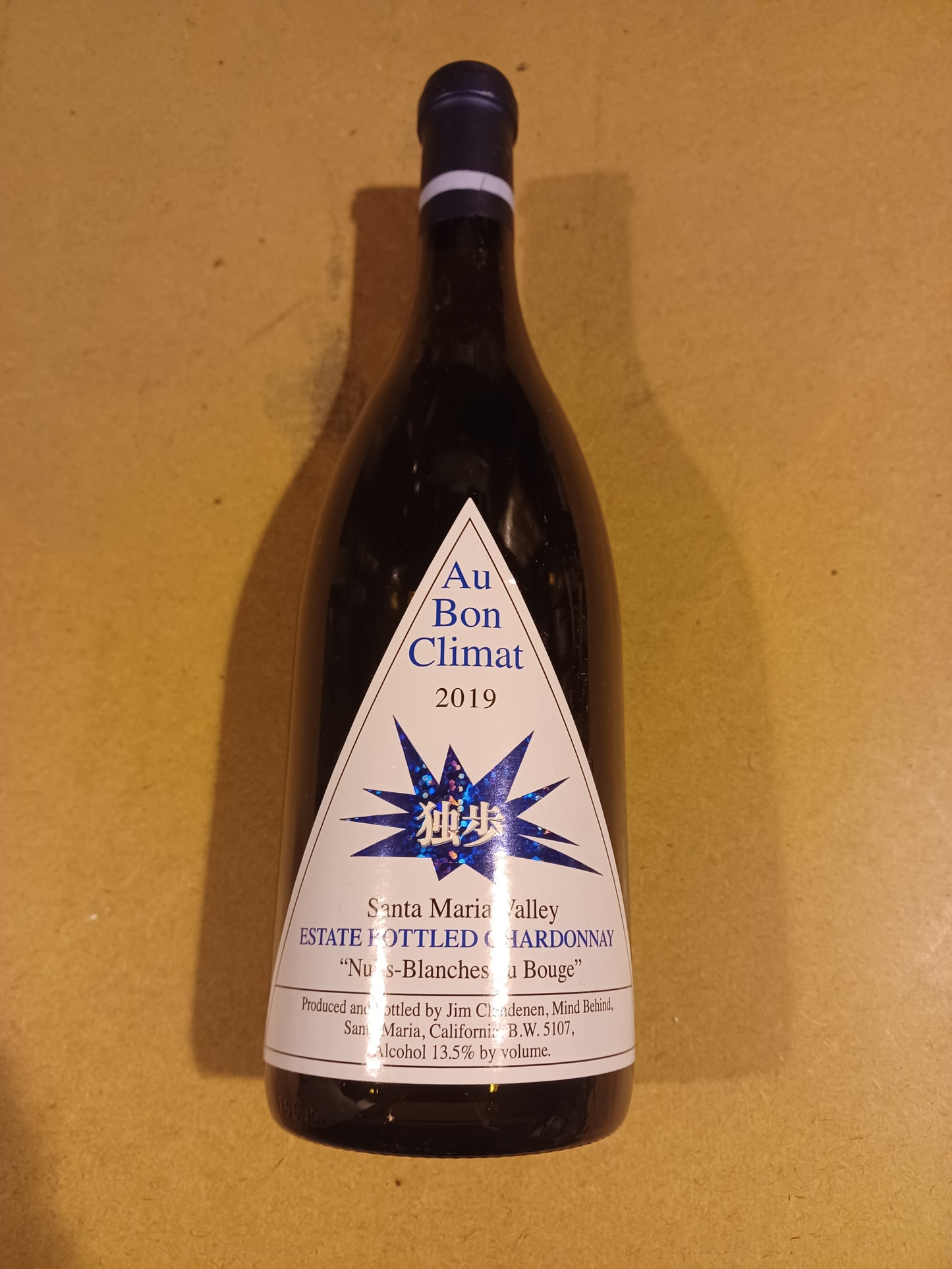 Au Bon Climat Nuits Blanches Au Bouge Chardonnay 2019