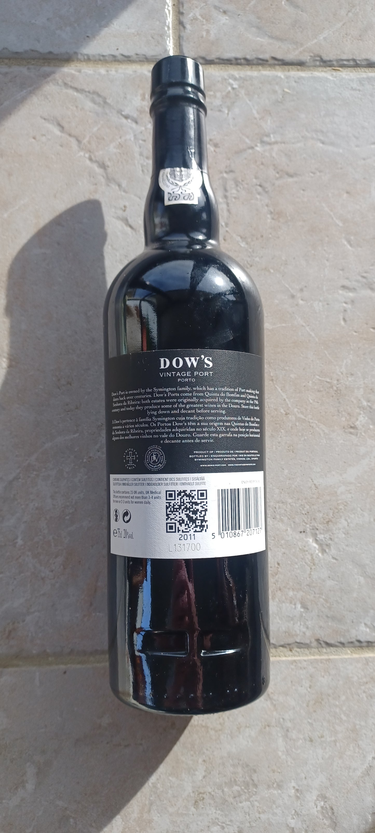 Dow's Vintage Port 2011