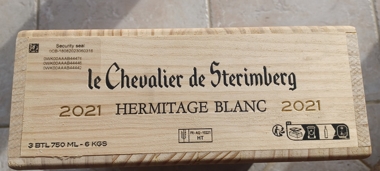 Paul Jaboulet Aine Hermitage Le Chevalier de Sterimberg Blanc 2021 (Three Bottle Case)