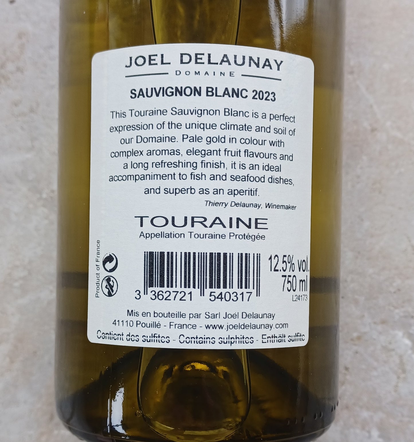 Joel Delaunay Touraine Sauvignon 23